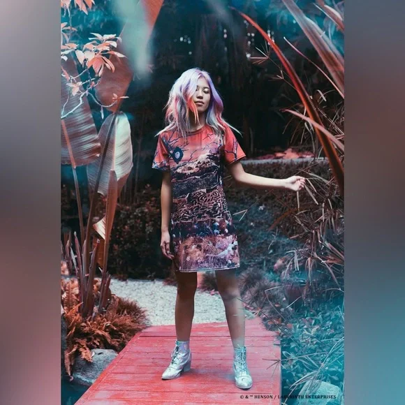 Blackmilk Labyrinth Turn Back Tee Dress XS - Picture 4 of 5